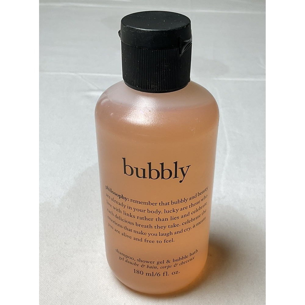 Philosophy 3-in-1 BUBBLY Shower Gel Shampoo Bubble Bath 6 fl oz Self Care